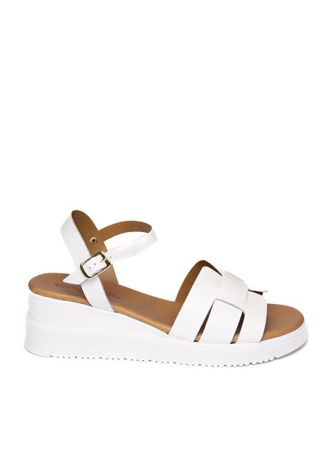 White leather sandal YUNA MARSELLA | FZ318VIT-BIANCO